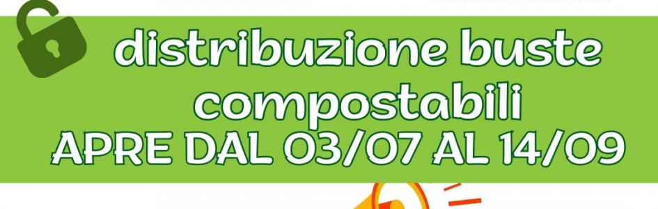 distribuzione buste compostabili